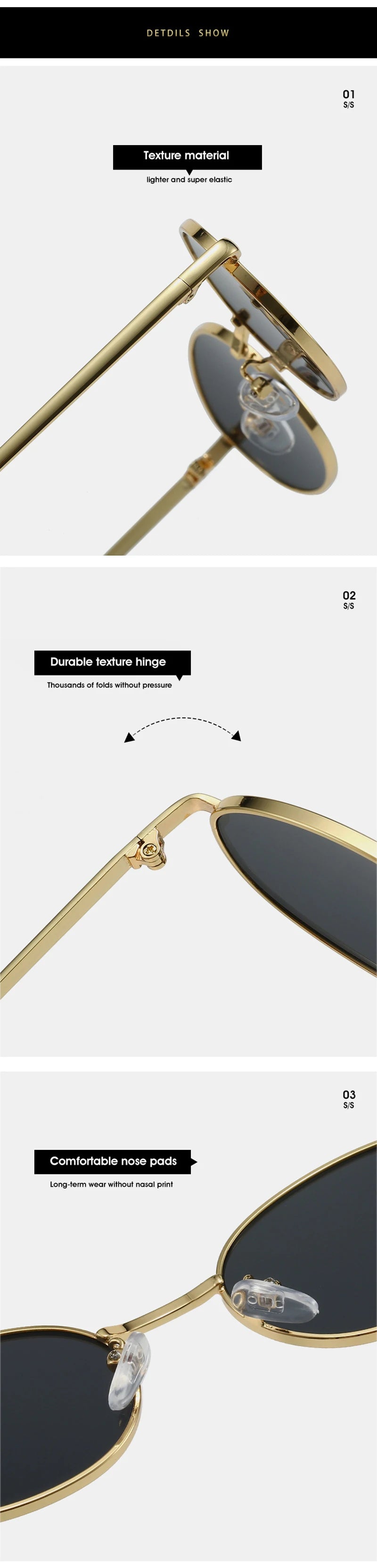 SHAUNA Retro Small Oval Metal Frame Women Sunglasses UV400 Men Punk Sun Glasses