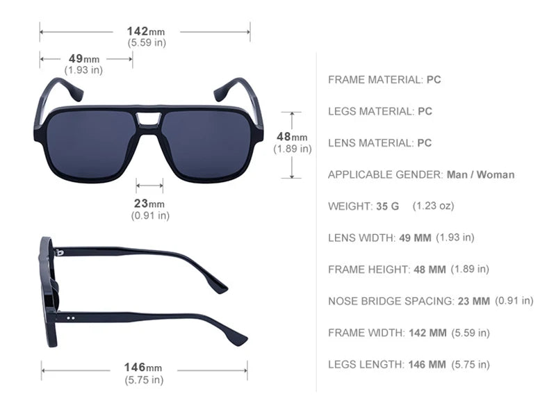 SHAUNA Retro Double Bridges Square Women Gradient Sunglasses Shades UV400 Fashion Rivets Decoration Men Sun Glasses