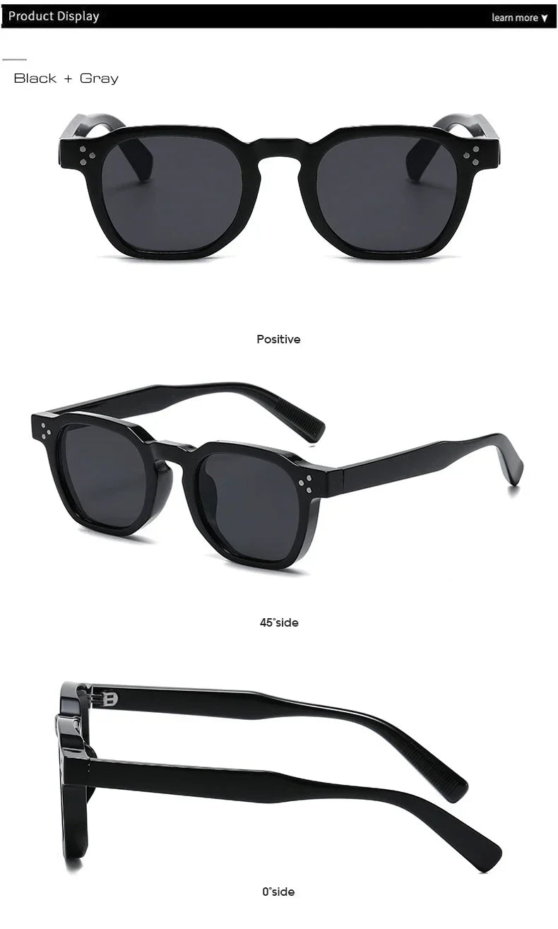 JNPCXI Fashion Vintage Rivet Oval Sunglasses Women Men Luxury Leopard Sun Glasses Anti Blue Light Eyeglasses Frame