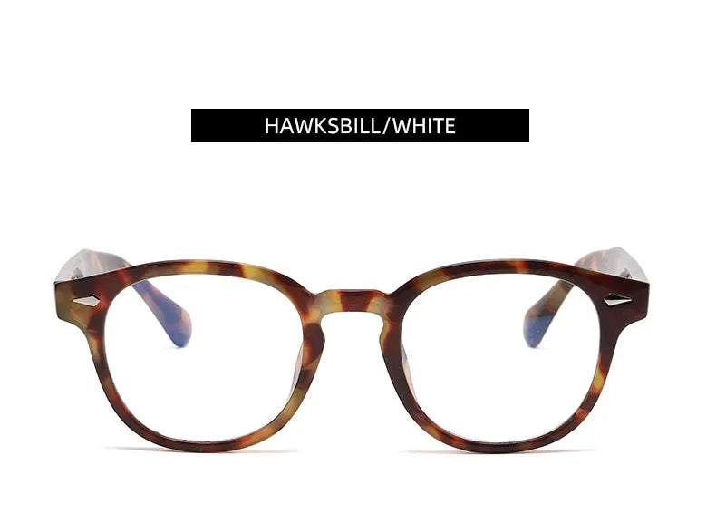 JNPCXI Quality New Retro Round Sunglasses Women Fashion Rivets Decoration Shades UV400 Men Punk Leopard Sun Glasses