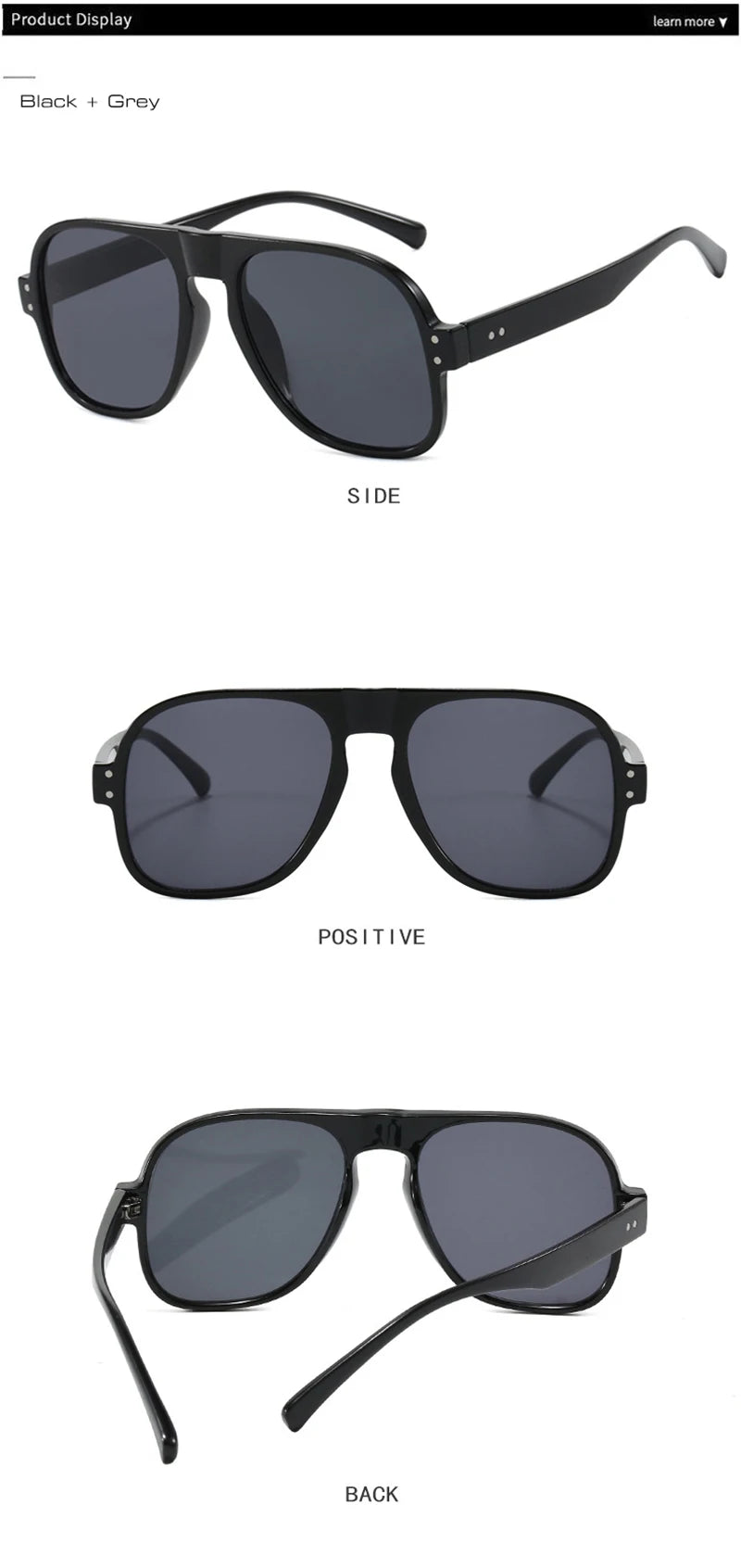 SHAUNA Fashion Pilot Men Sunglasses Retro Candy Color Shades UV400 Women Trending Rivets Sun Glasses