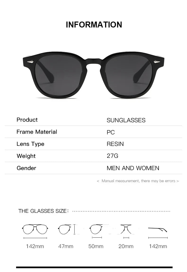 JNPCXI Quality New Retro Round Sunglasses Women Fashion Rivets Decoration Shades UV400 Men Punk Leopard Sun Glasses