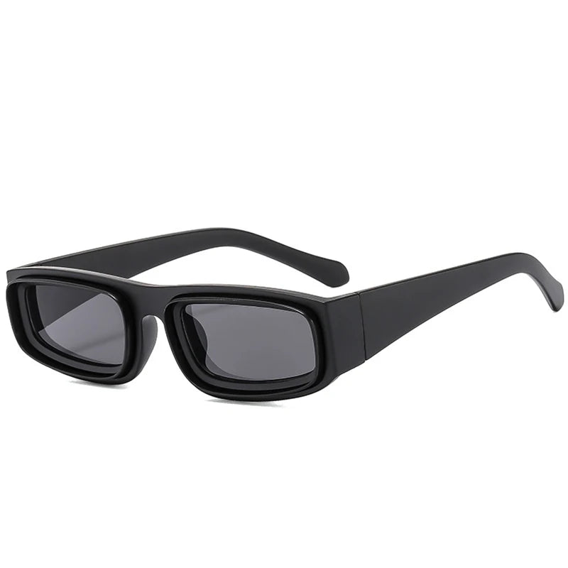 SHAUNA Fashion Rectangle Sunglasses Women Vintage Yellow Orange Eyewear Men Shades UV400