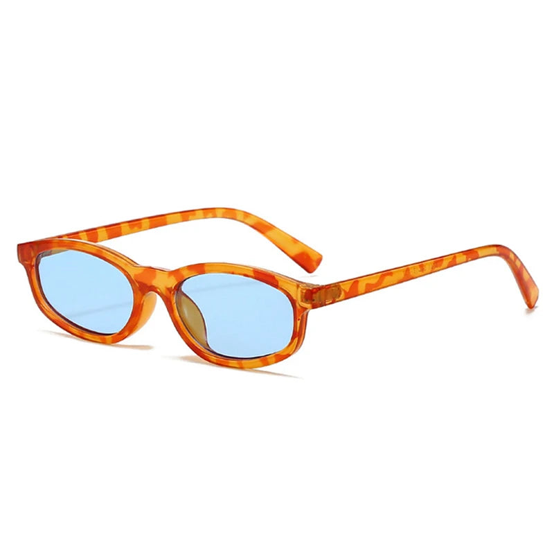 SHAUNA Retro Small Cat Eye Sunglasses Women Shades UV400 Fashion Blue Green Men Trending Sun Glasses